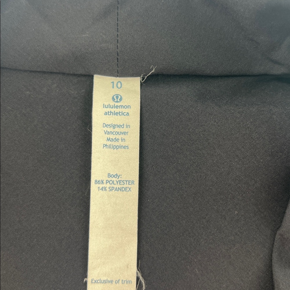 Lululemon Top Rollin’ with my om’ies Black Sleeveless Drape balletcore workout - Picture 5 of 8
